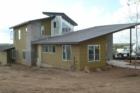 Sample of house being built at Austin's Green Community Agave