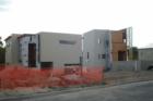 Sample of house being built at Austin's Green Community Agave