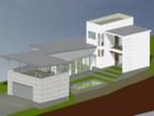 Sample of house being built at Austin's Green Community Agave