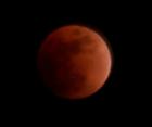      Lunar eclipse just seconds after it was full as viewed from Michelbook golf course on 02-21-08