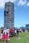 Haiku Ho'olaulea Flower Festival - Haiku Maui Hawaii - climbing wall for kids