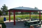 Close up of the Park Pavillion