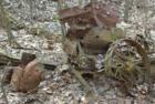 An old thrasher machine...I think.....along the trail at Lost Valley