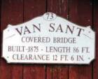 Van Sant Bridge Sign