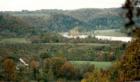 View of what was once called "Ashers' Cane Bottom at Cape Fair, Mo that is now known as Walnut Springs Subdivision on Table Rock Lake.