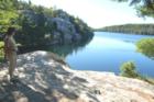 Looking over Lake Minnewaska