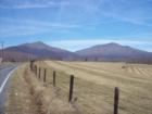 Driving toward the Peaks of Otter, Bedford, Virginia