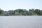 View of Lake Shadows Subdivision taken while on Lake Houston