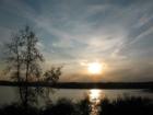 Sunset over the lake, Spruce Run