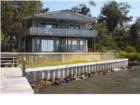Waterfront home in Hickory Shores taken from pier