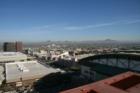 Northernly view from Summit at Copper Square high rise condo tower in Downtown Phoenix.