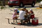 Beachside barbeque