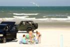 Spring breakers on the beach