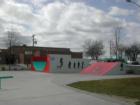 The skateboard park is usually busy with action.  Lots of energy expended here!