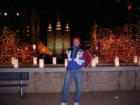 Yours truly in front of the Mormon Temple.  I'm not allowed to go in there!