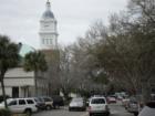 Centre Street and the Nassau County Courthouse clock tower