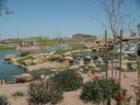 Waterfall view at Freeman Farms, Gilbert Arizona