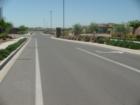 Looking into the sub-division from the entrance down Cresent Rd.