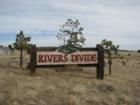 Monument signage for Rivers Divide