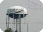Enterprise Alabama Water Tower "City of Progress" Since 1882