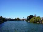 View of the lagoon, from Broadway