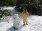 Build a snowman, and get a tan back in the desert.. in the same day! 