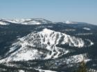 View of Sierra Summit Ski Resort from College Rock