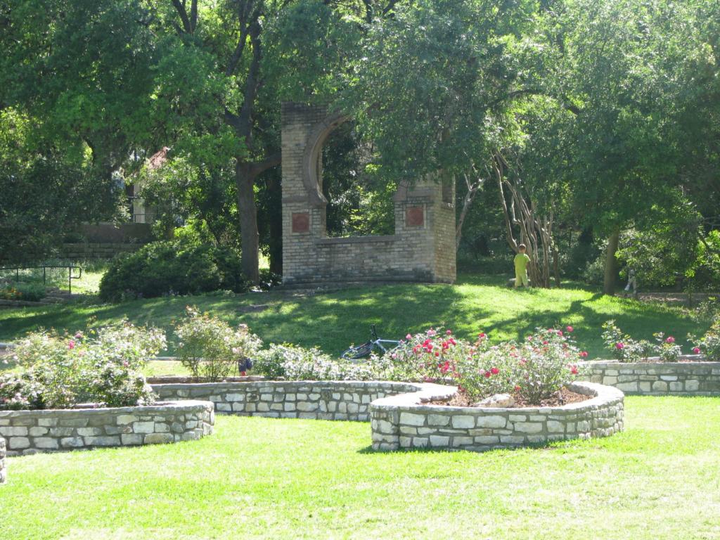 Rose Garden at Zilker Botanical Gardens