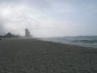 The storm coming in