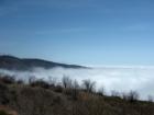 Taken on Hwy 18 between Lake Arrowhead and Running Springs... Fog rolling up and then over our mountains!!