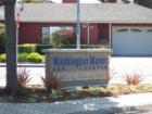 Washington Manor sign at the corner of Farsnworth Avenue and Corvalis Avenue