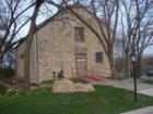 Historical Legler Barn at Sar Ko Par in Lenexa in the springtime