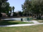 Basketball court at Hollyglen Park.