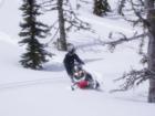 Snowmobiling near Swan Lake, MT - Six Mile Area