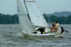 Al and Laurie Covington Sailing on the Illinois River.  