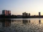 Sunset over Lake Mirror