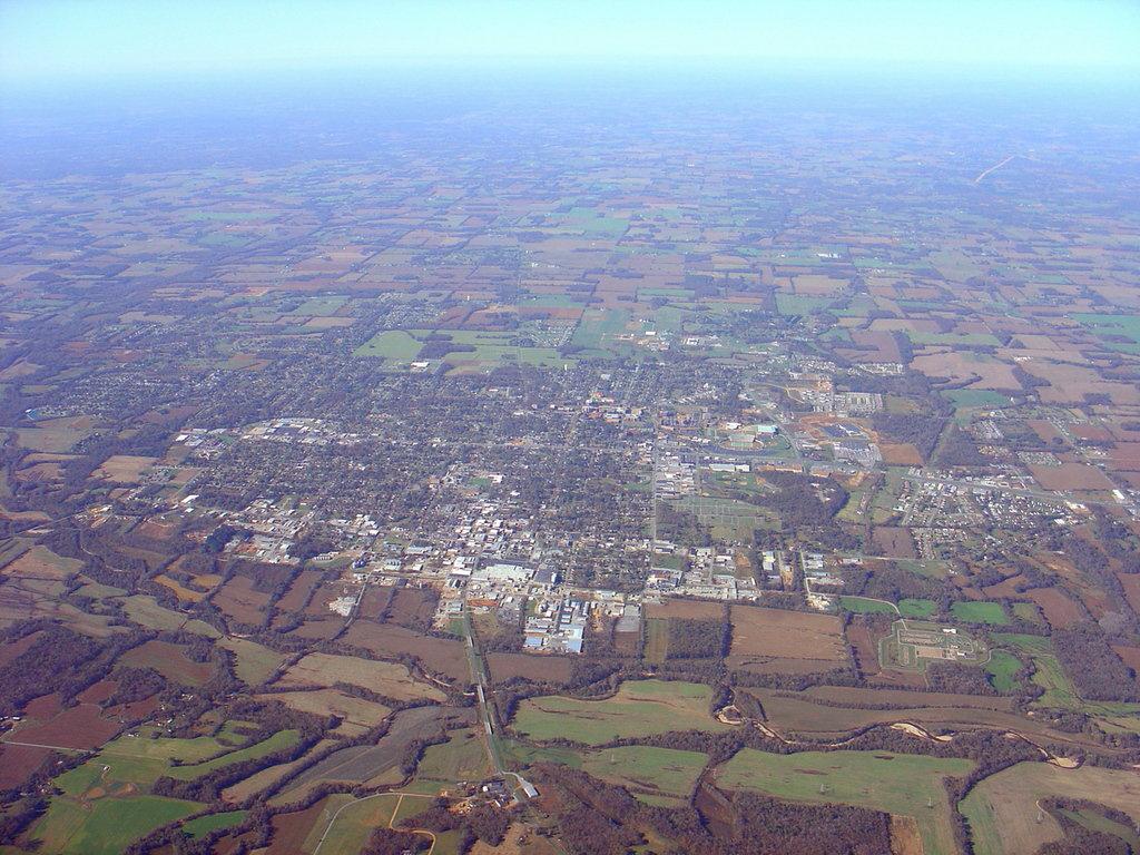 Bird's-eye view of Murray