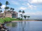 beachfront scene in Maalaea - with condos for sale