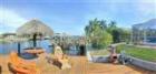 View overlooking the 200 ft wide canal located in Cape Coral Florida