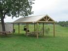Bar b que pavillion at Indian Lake community park