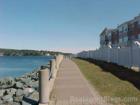 Bedford Basin waterfront trail in DeWolf Park, Bedford, Nova Scotia