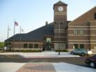 Oswego Village Hall - View North Side Main Entrance