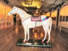 Painted horse at downtown art center