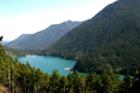 High above the lower Elwha River damn in the Olympic National Park.