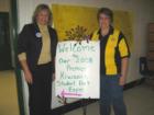 Gail Daer Of First Northern Bank & Trust in Rosco and Patti Puckett Broker Assoc/Realtor/ISA with Nouveau Riche  PROUD CO-ORDINATORS of ROSCOE KIWANIS PANCAKE DAY 2008 & STUDENT EXPO held at Kinnickkinnick School; TONS OF FUN!