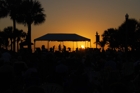 Attendees of Beach Goes Pops 2008 enjoyed a spectacular beach sunset while listening to live music