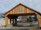 Glen Carbon, originally a coal mining village in Madison County, Illinois, is home to this quaint covered bridge. 
