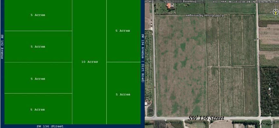 40 Acres of land, Redlands, South Miami