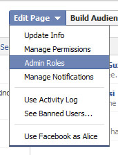 facebook admin roles - edit