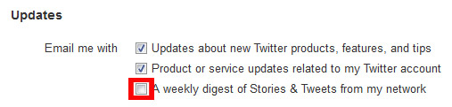 twitter email opt out